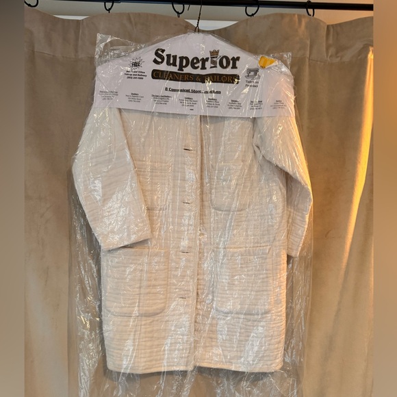 Emerson Fry | INDIA QUILTED JACKET - CLOUD WHITE ORGANIC | size M - Picture 8 of 9